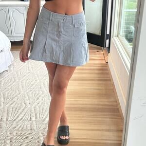 Princess polly mini grey stanton skirt